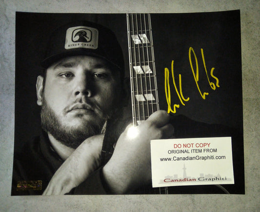 Luke Combs Hand Signed Autograph 8x10 Photo