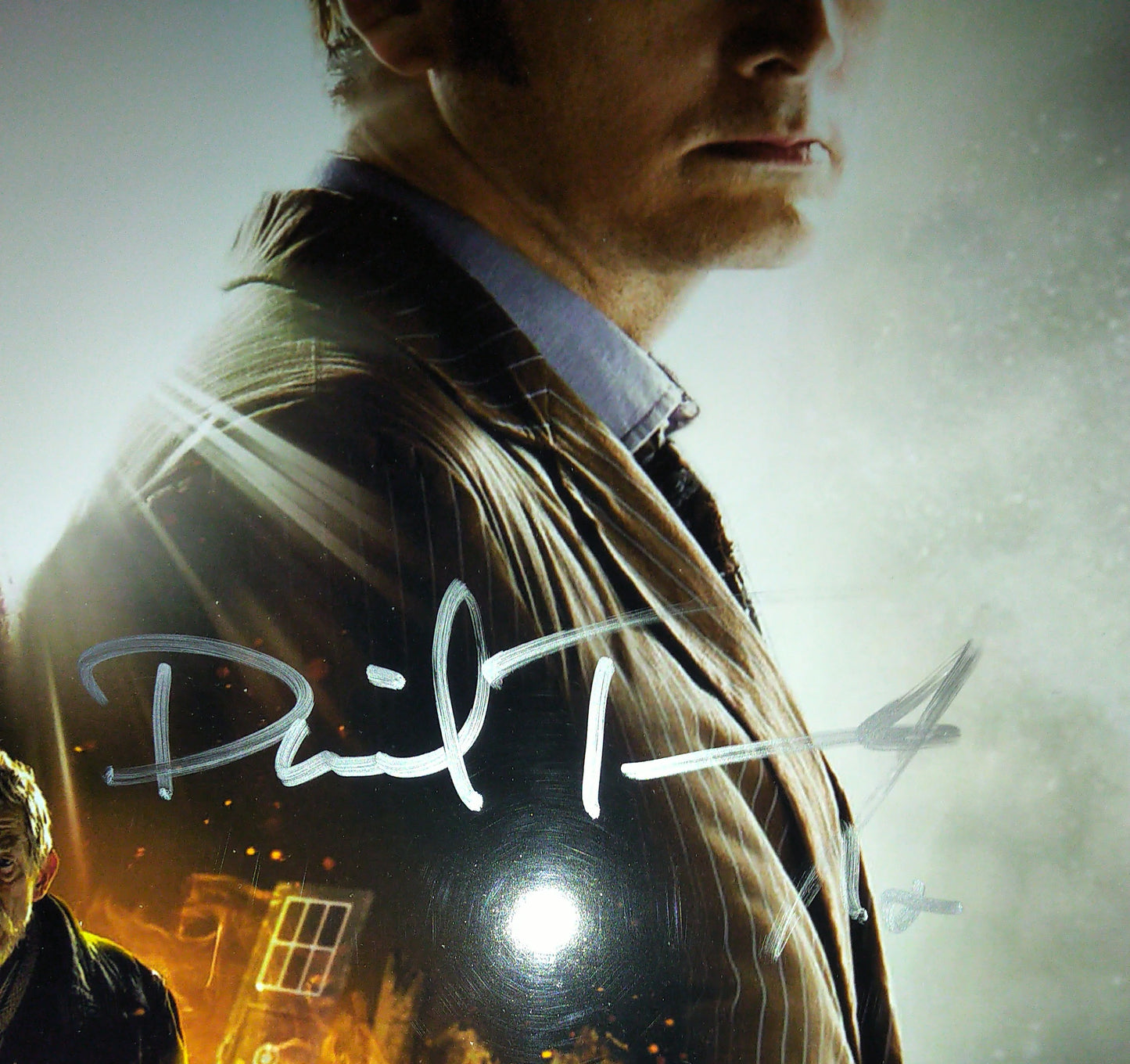 Matt Smith & David Tennant Hand Signed Autograph 11x14 Photo Doctor Who