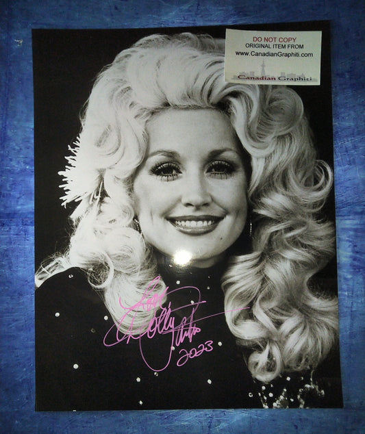 Dolly Parton Hand Signed Autograph 11x14 Photo COA