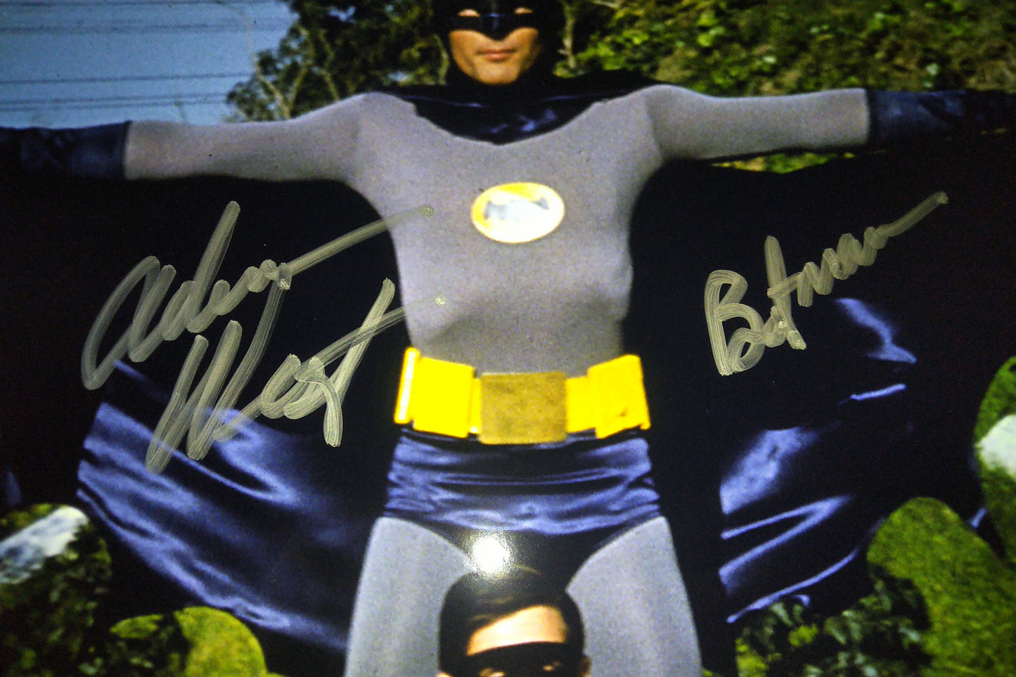 Adam West & Burt Ward Hand Signed Autograph 11x17 Photo COA Batman