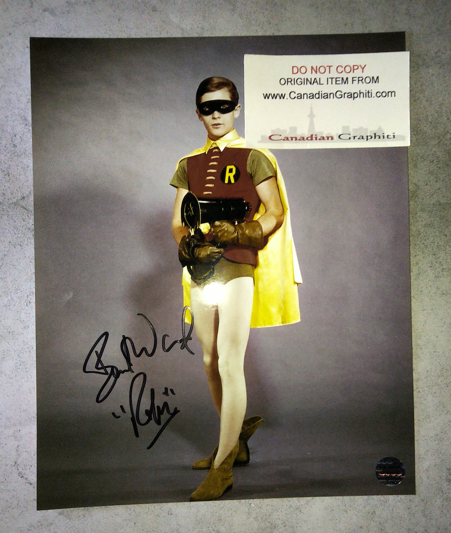 Burt Ward Hand Signed Autograph 8x10 Photo