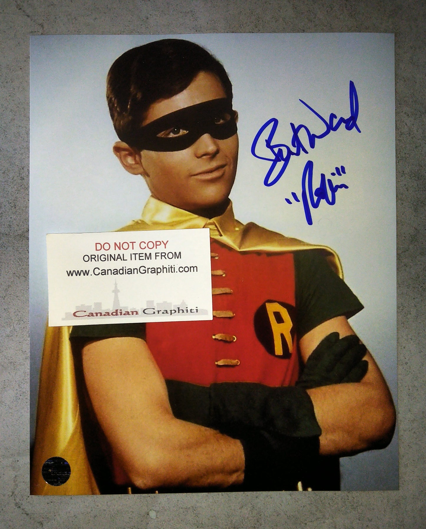 Burt Ward Hand Signed Autograph 8x10 Photo