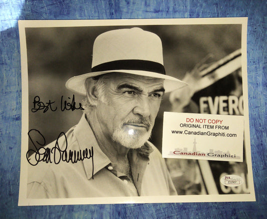 Sean Connery Hand Signed Autograph 8x10 Photo JSA COA