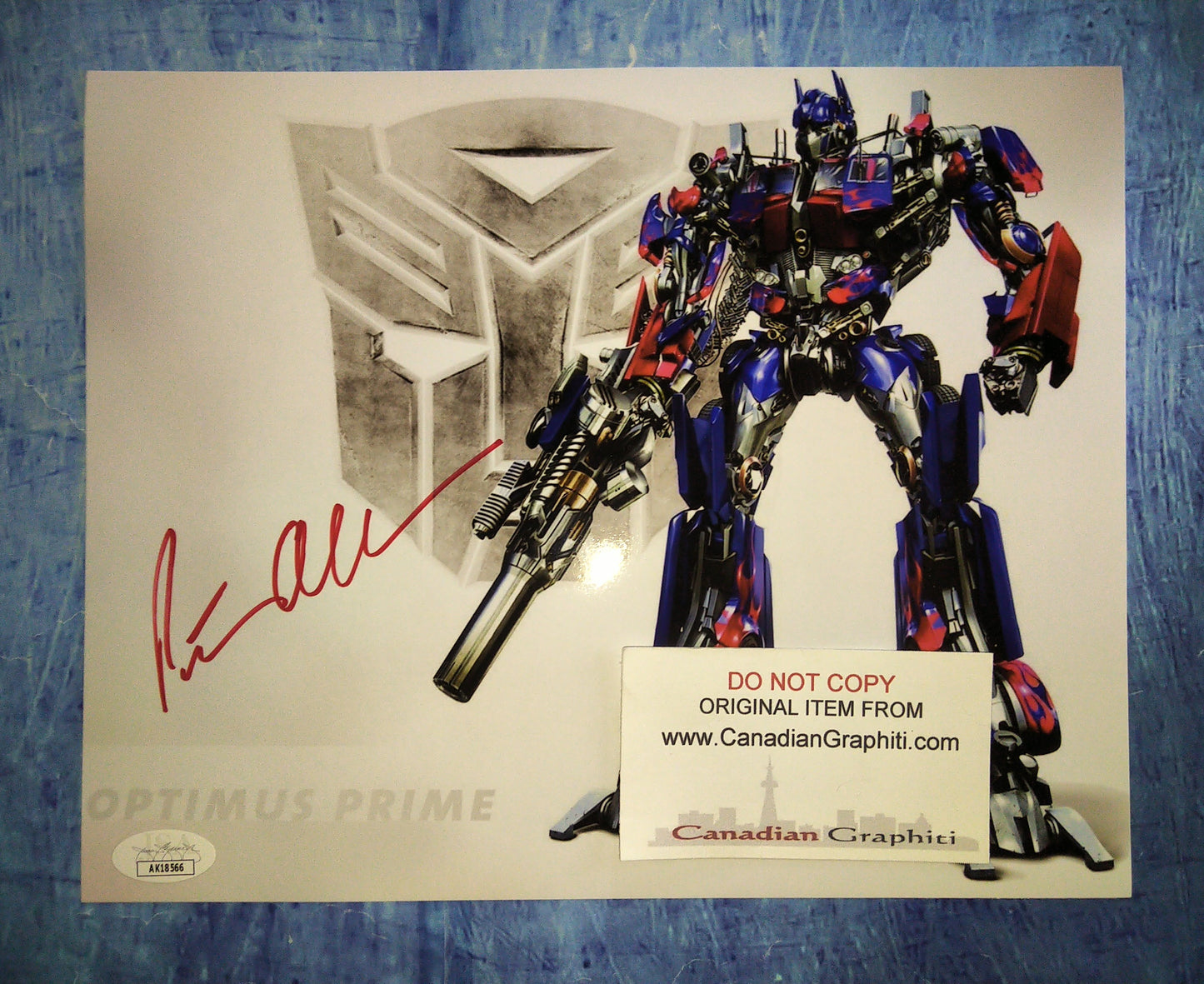 Peter Cullen Hand Signed Autograph 8x10 Photo