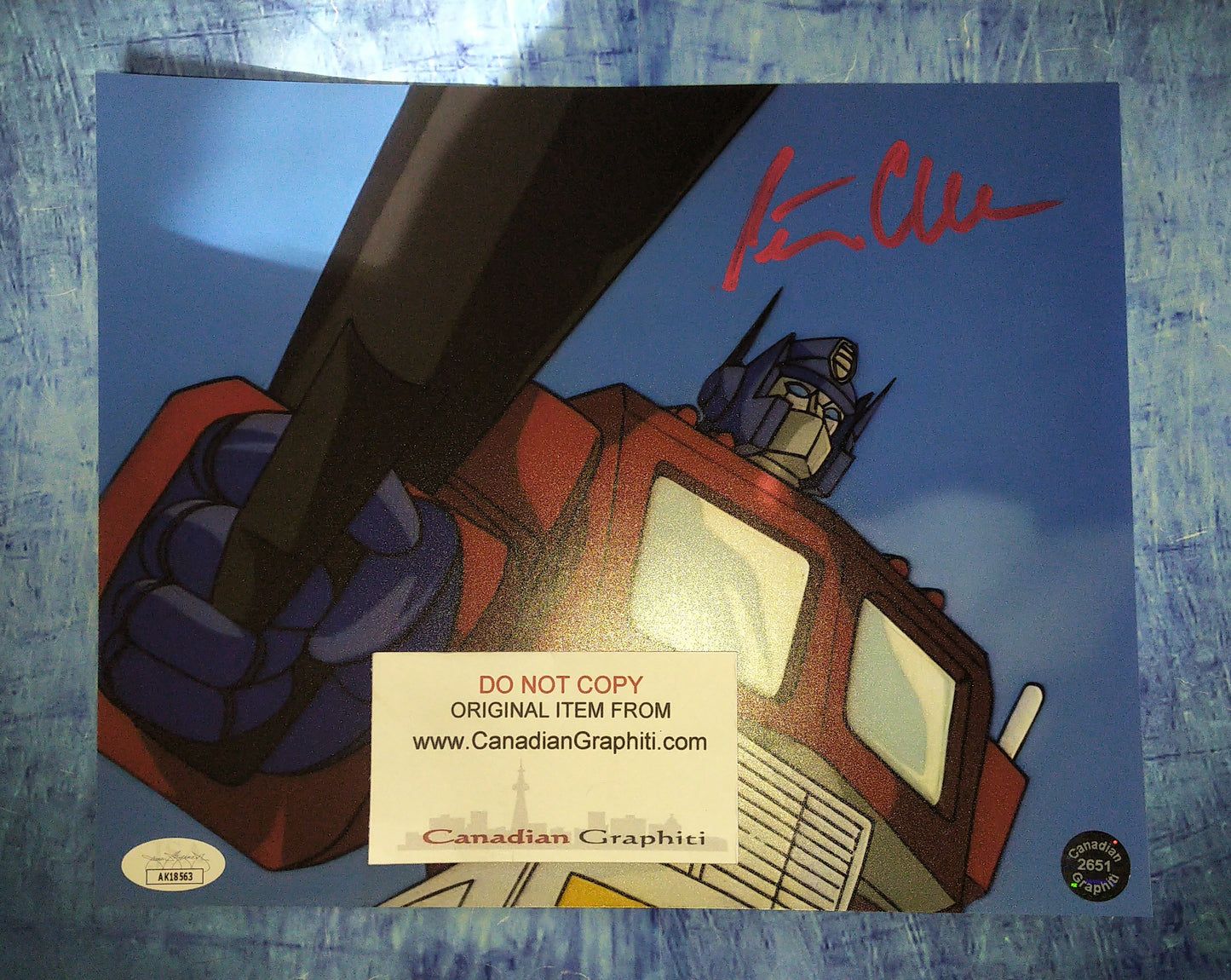 Peter Cullen Hand Signed Autograph 8x10 Photo