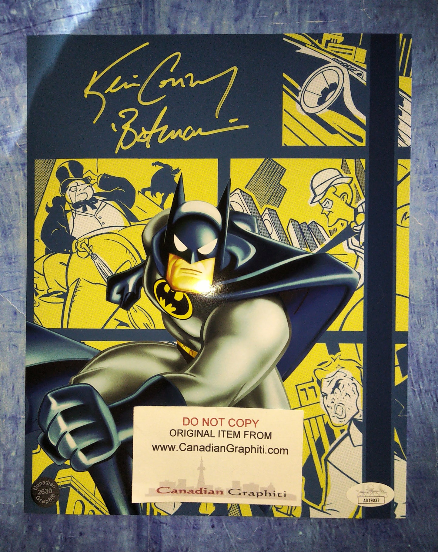 Kevin Conroy Hand Signed Autograph 8x10 Photo COA + JSA