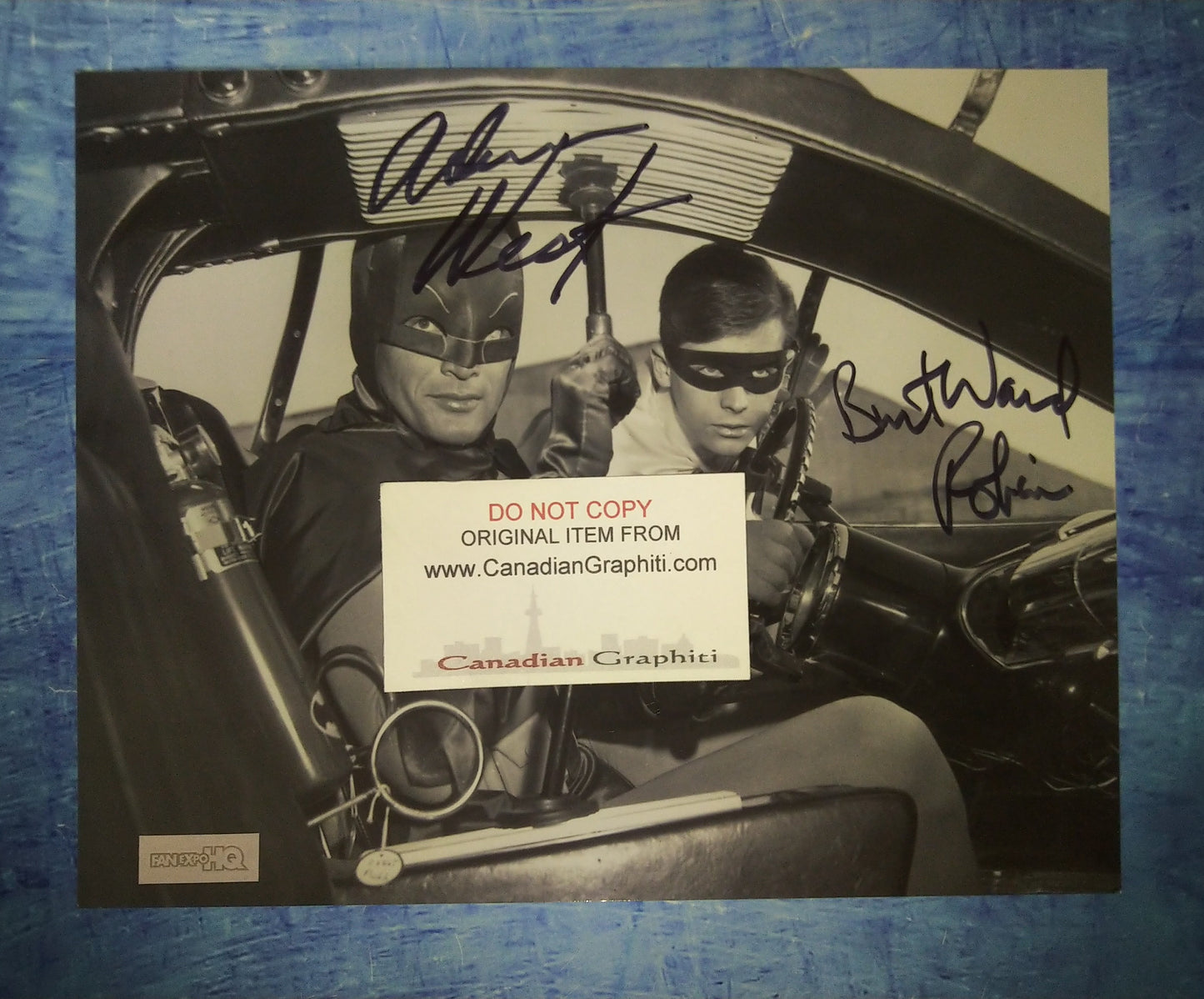 Adam West & Burt Ward Hand Signed Autograph 8x10 Photo COA Batman