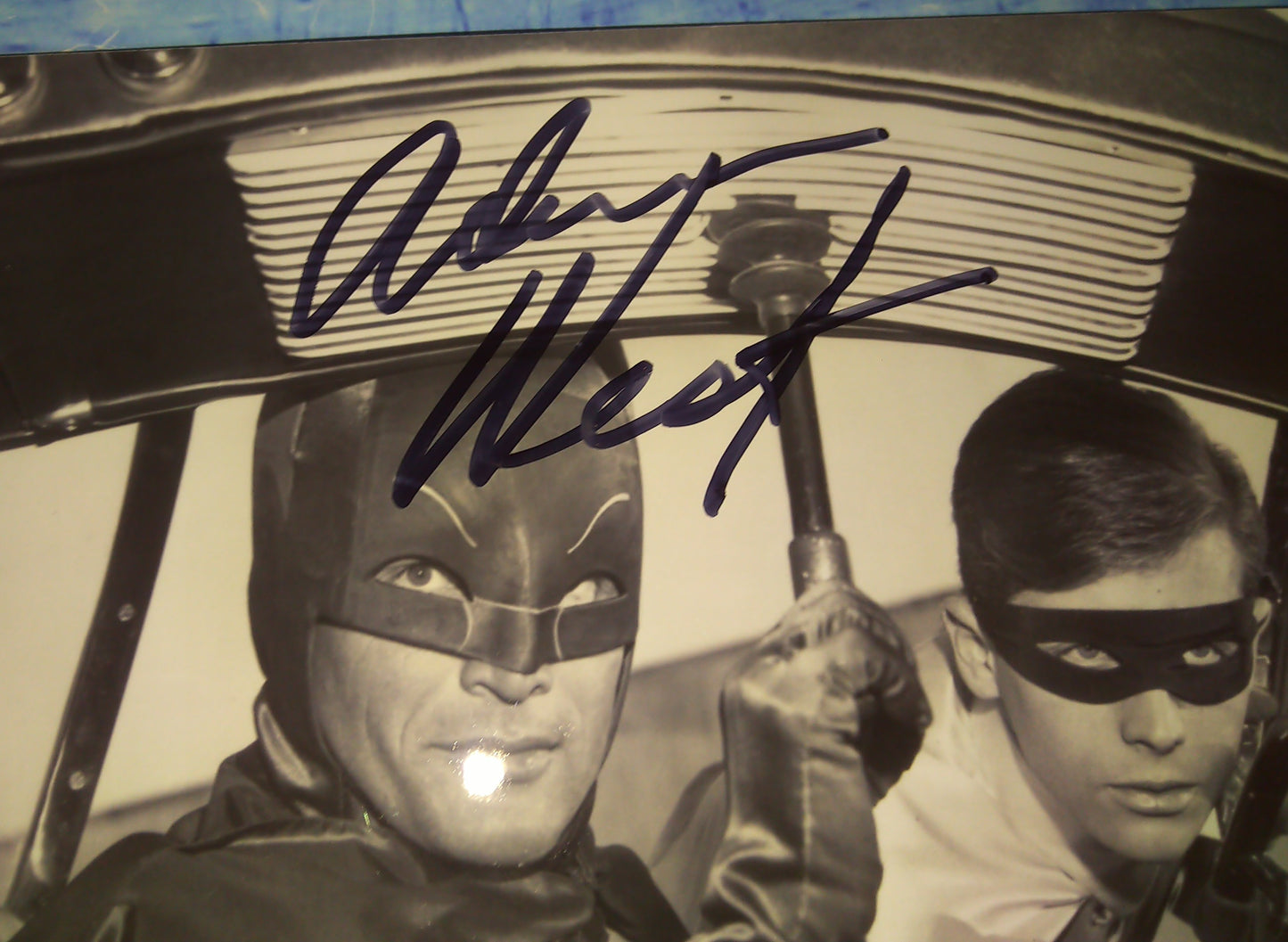 Adam West & Burt Ward Hand Signed Autograph 8x10 Photo COA Batman