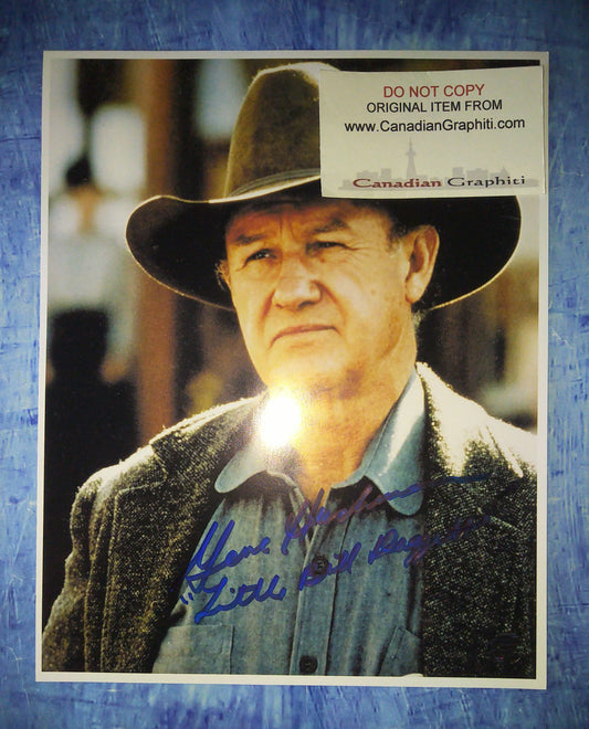 Gene Hackman Hand Signed Autograph 8x10 Photo COA Unforgiven