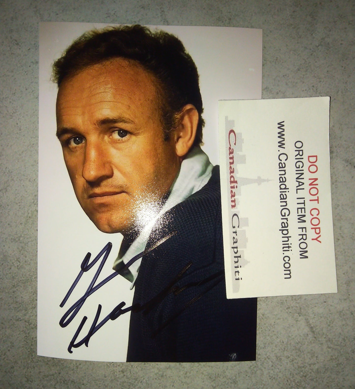 Gene Hackman Hand Signed Autograph Photo