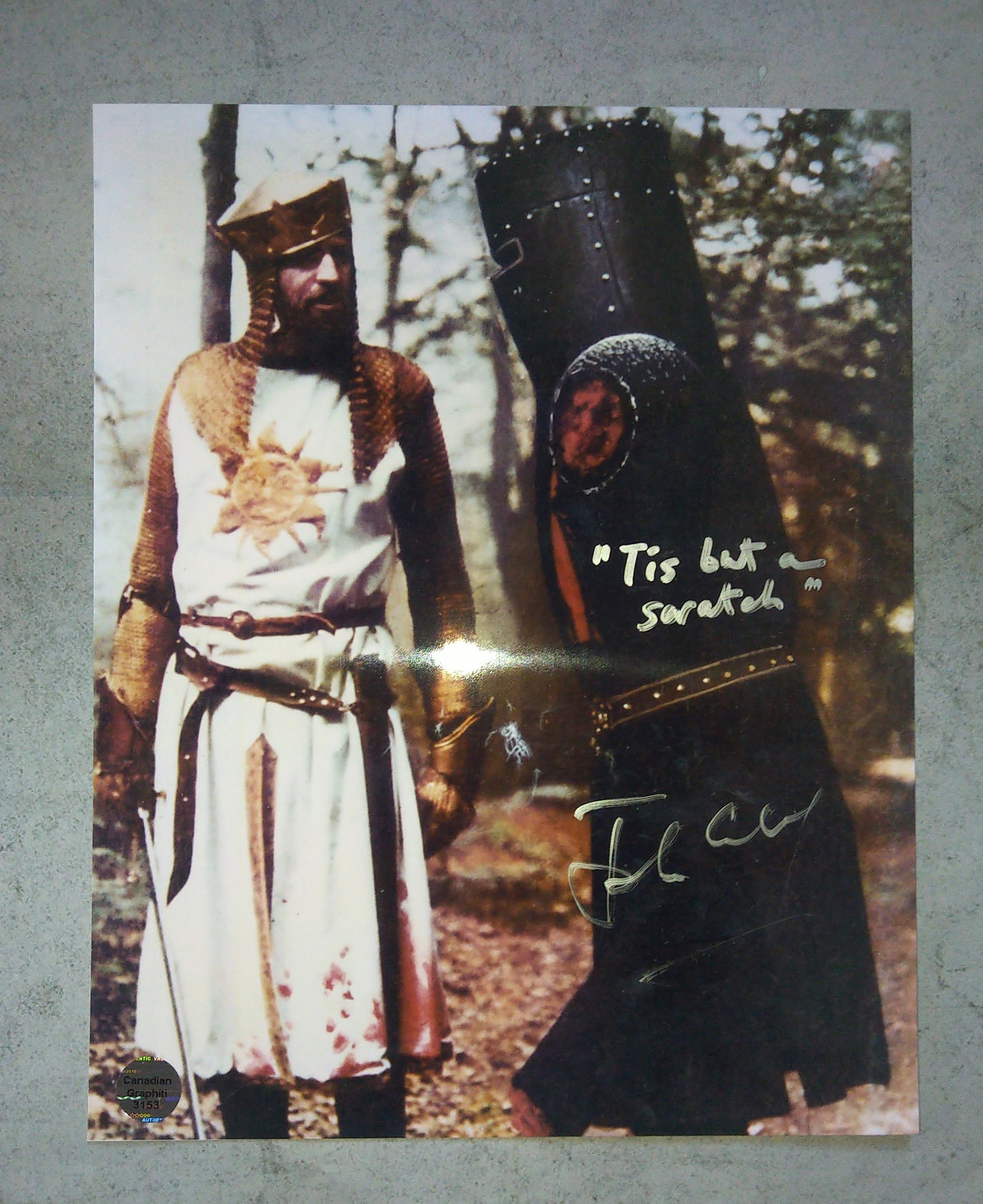 John Cleese Hand Signed Autograph + Quote 8x10 Photo