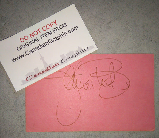 James Brolin Hand Signed Autograph Index Card