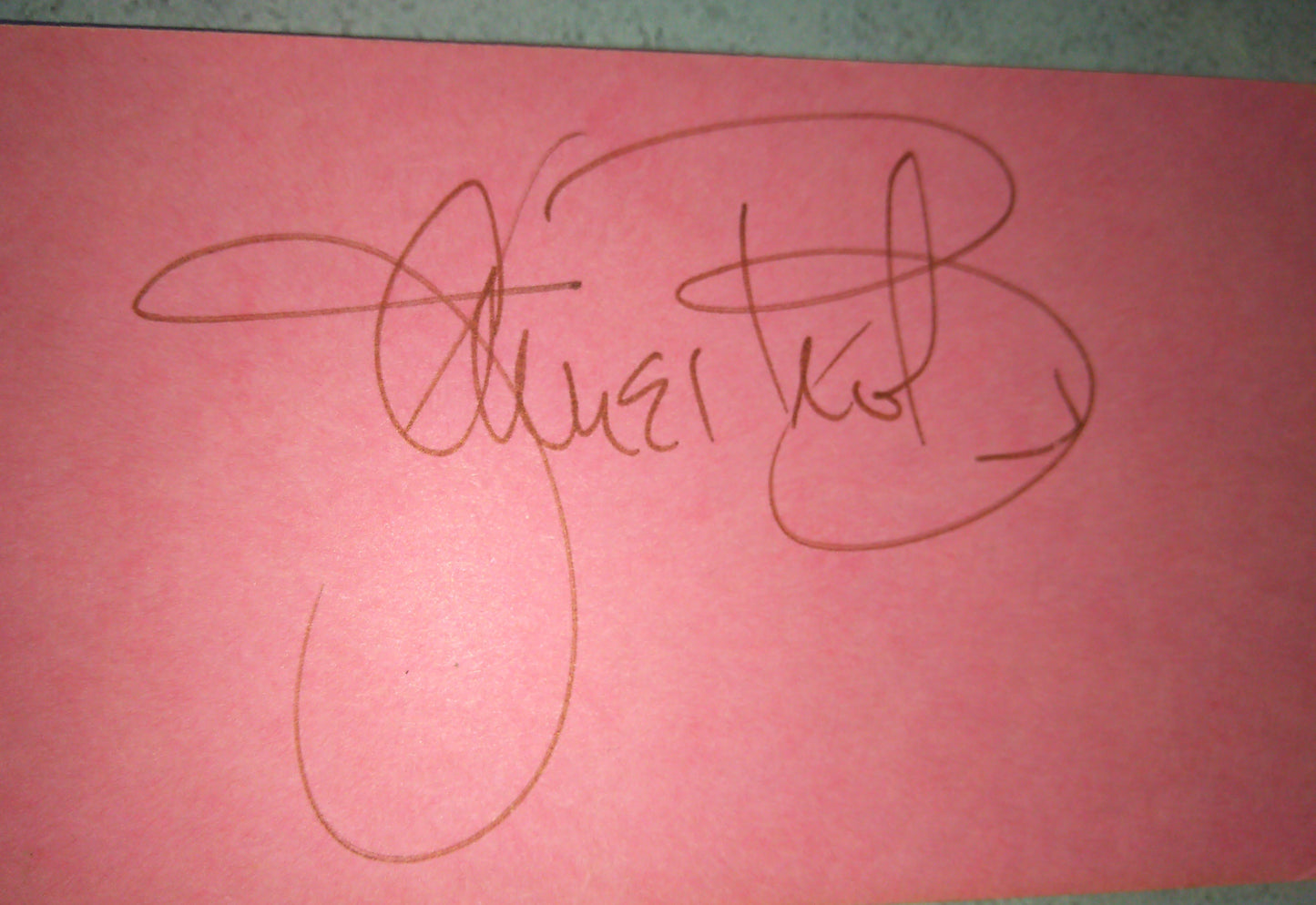 James Brolin Hand Signed Autograph Index Card