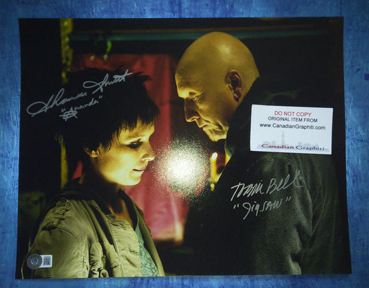 Tobin Bell & Shawnee Smith Hand Signed Autograph 11x14 Photo