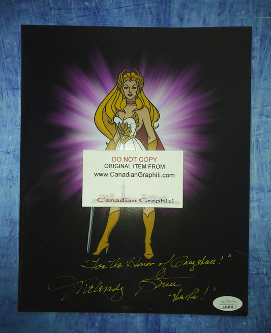 Melendy Britt Hand Signed Autograph 8x10 Photo COA + JSA She-ra