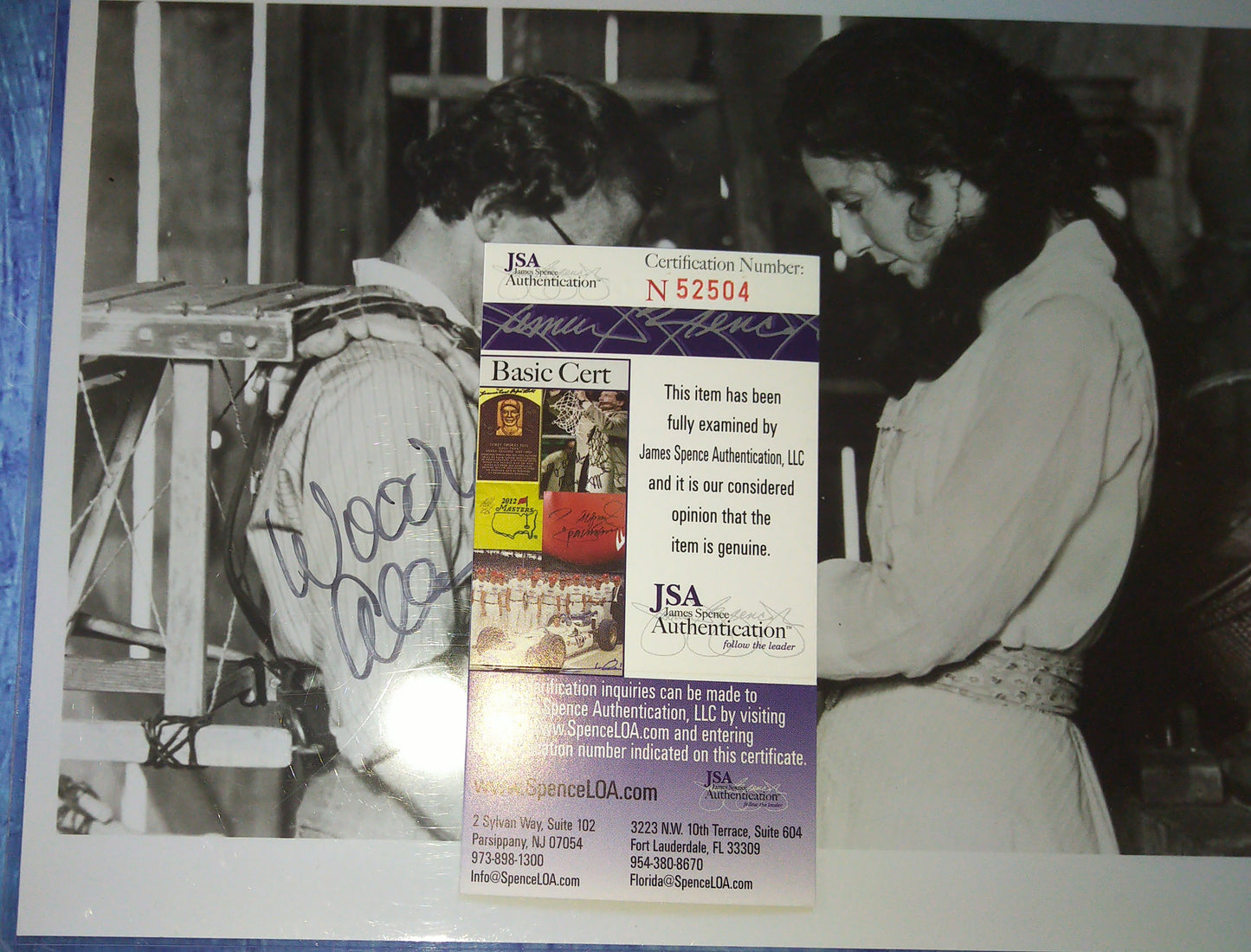 Woody Allen Hand Signed Autograph 8x10 Photo