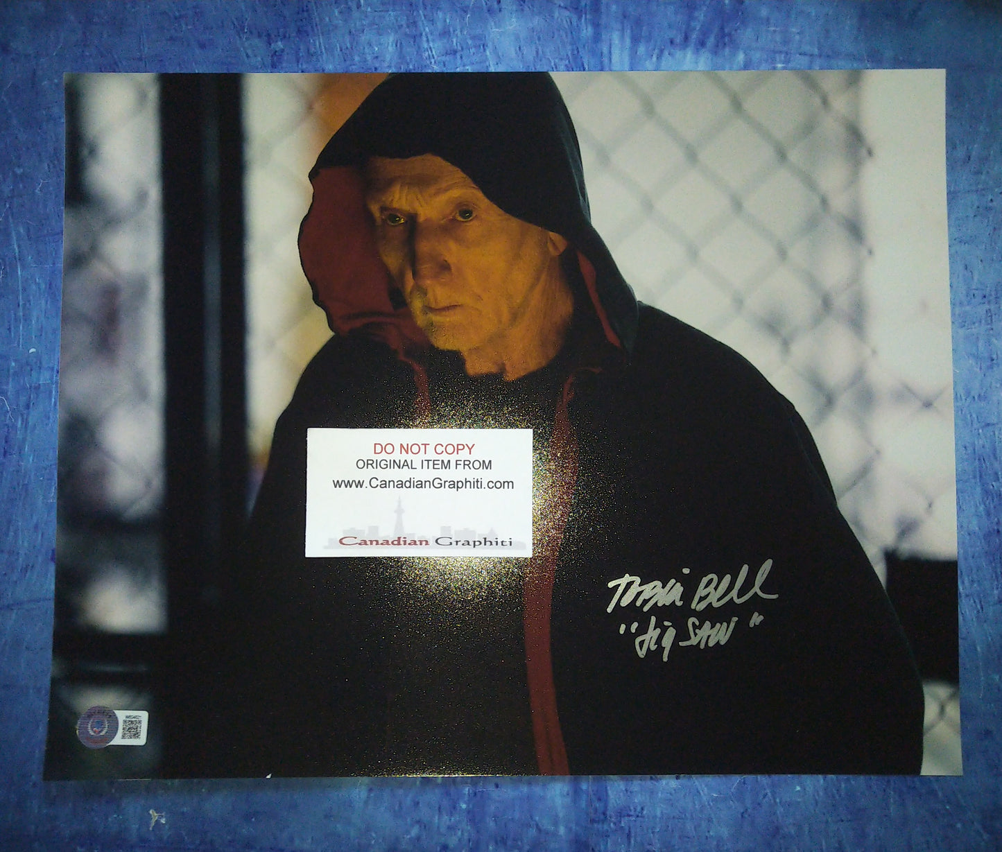 Tobin Bell Hand Signed Autograph 11x14 Photo