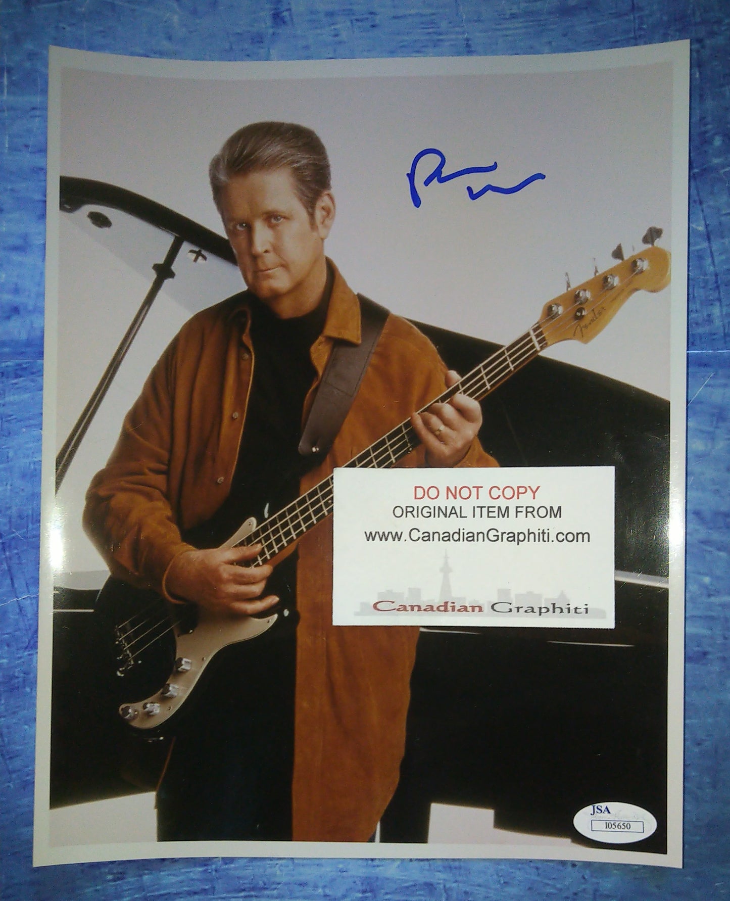 Brian Wilson Hand Signed Autograph 8x10 Photo JSA COA Beach Boys