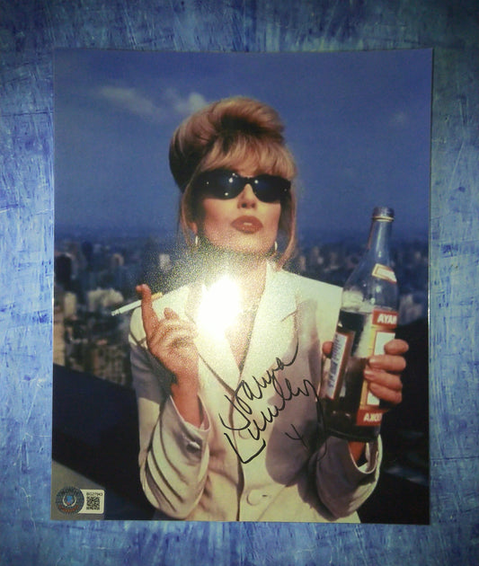 Joanna Lumley Hand Signed Autograph 8x10 Photo BAS COA Absolutely Fabulous