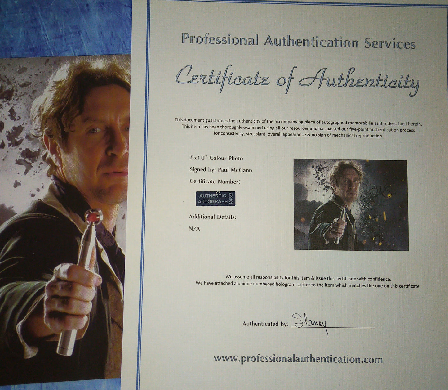 Paul McGann Hand Signed Autograph 8x10 Photo