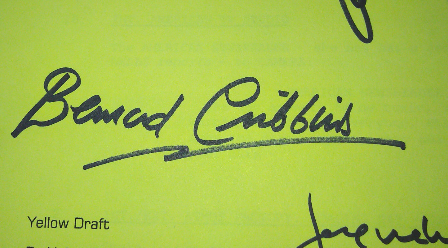 Catherine Tate, Bernard Cribbins & Jacqueline King Hand Signed Autograph Doctor Who Script COA