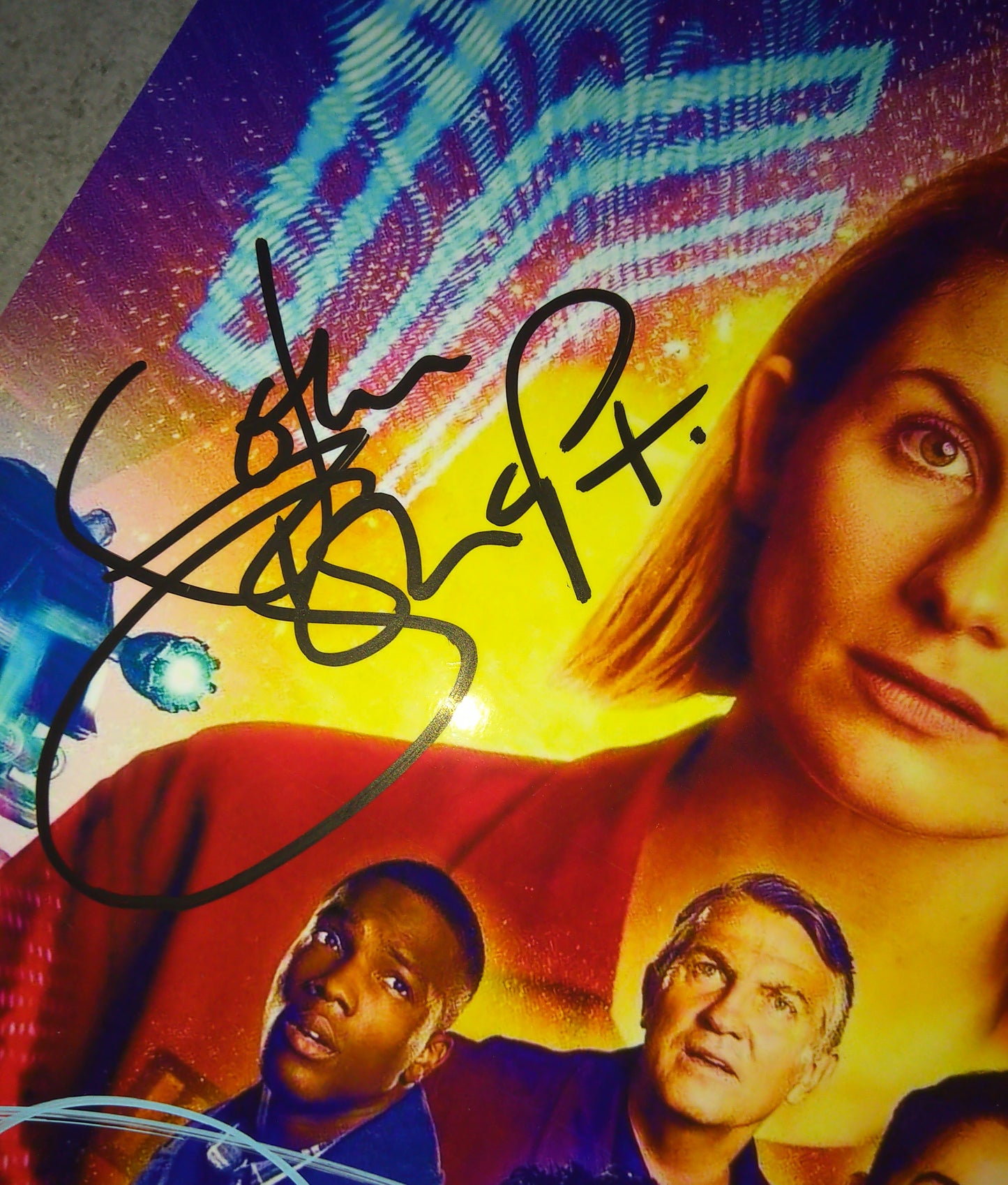 Doctor Who 4x Hand Signed Autograph 8x10 Photo COA John Bishop, Tosin Cole, Mandip Gill & Jodie Whittaker