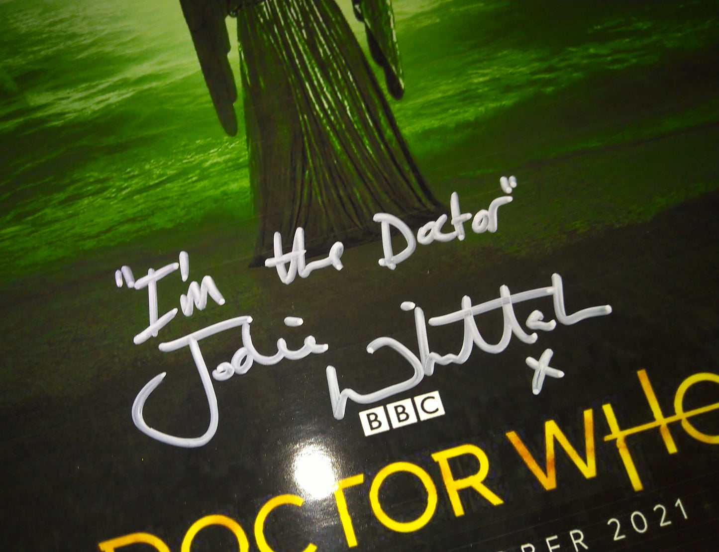 Jodie Whittaker & Mandip Gill Hand Signed Autograph 8x10 Photo COA Doctor Who