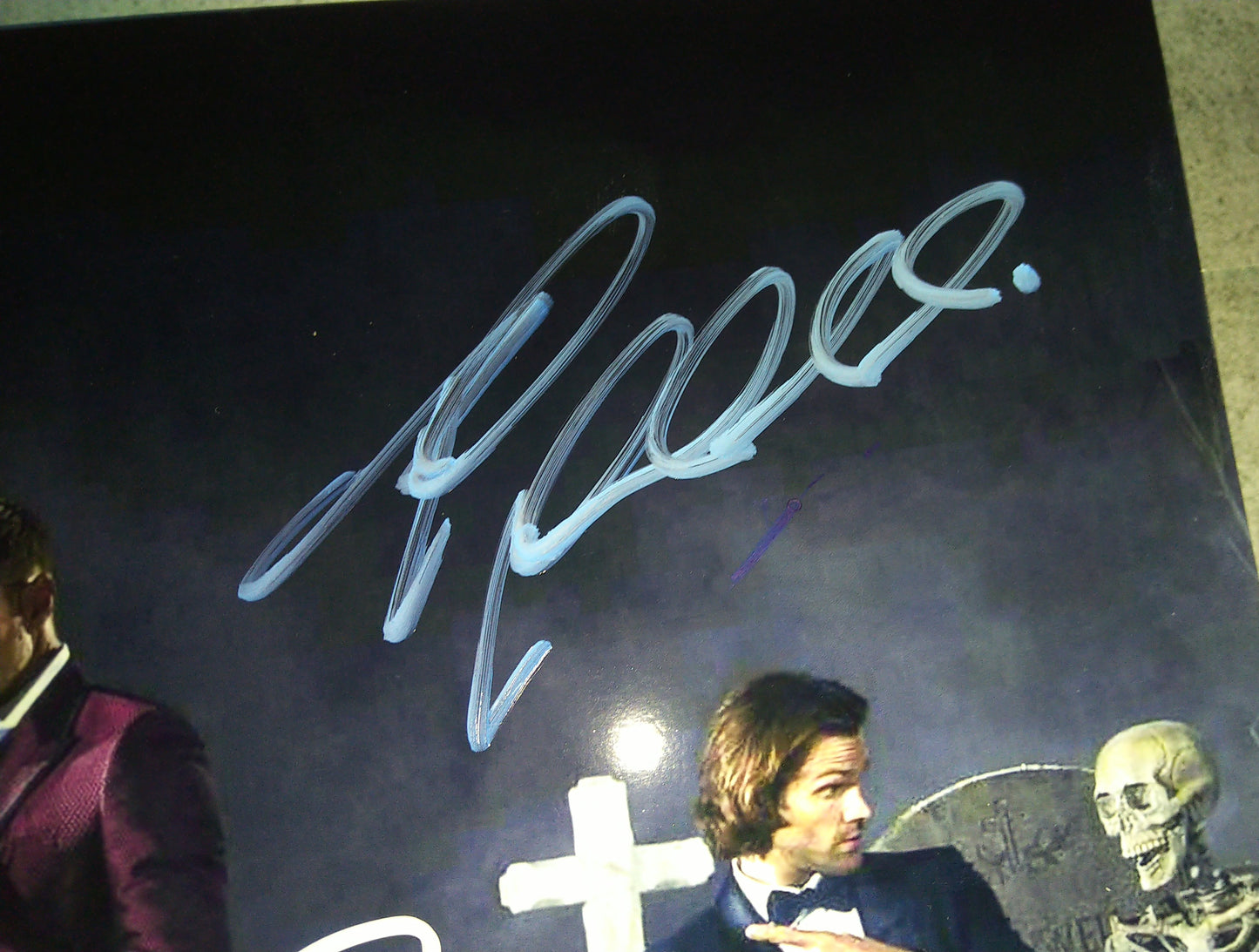 Jensen Ackles, Jared Padalecki & Misha Collins Hand Signed Autograph 8x10 Photo COA Supernatural