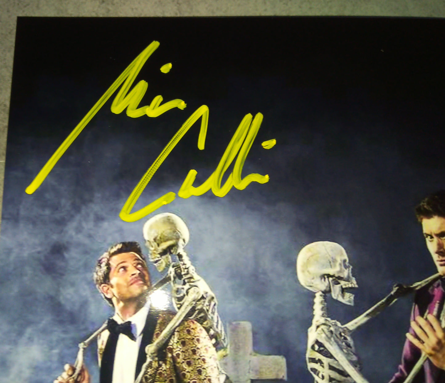 Jensen Ackles, Jared Padalecki & Misha Collins Hand Signed Autograph 8x10 Photo COA Supernatural