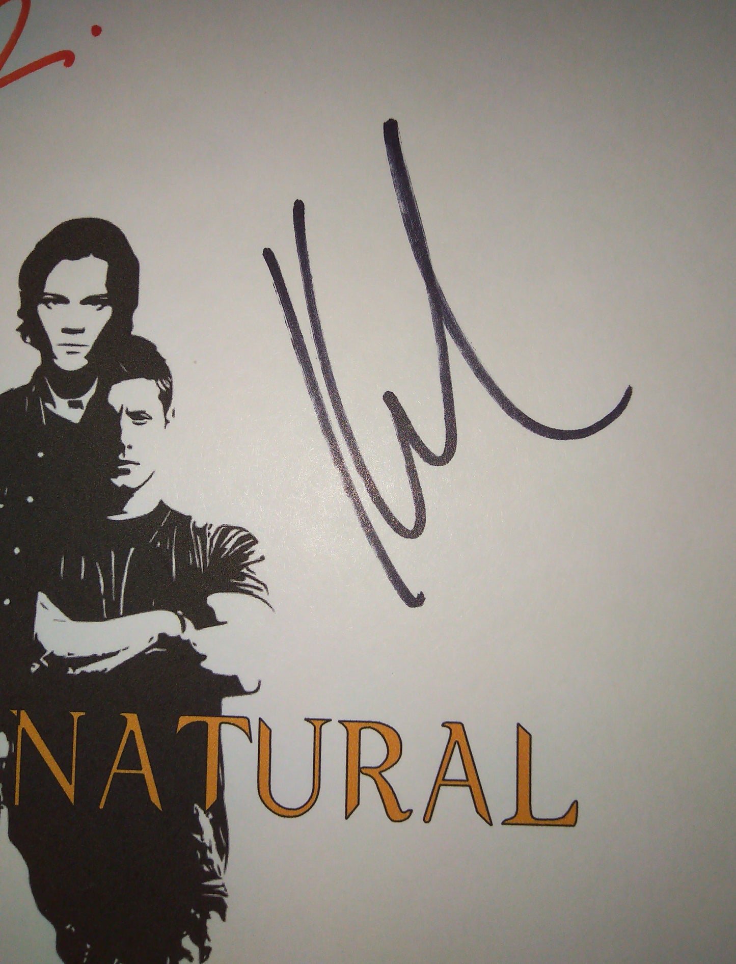 Jensen Ackles, Jared Padalecki & Katharine Isabelle Hand Signed Autograph Supernatural Script COA