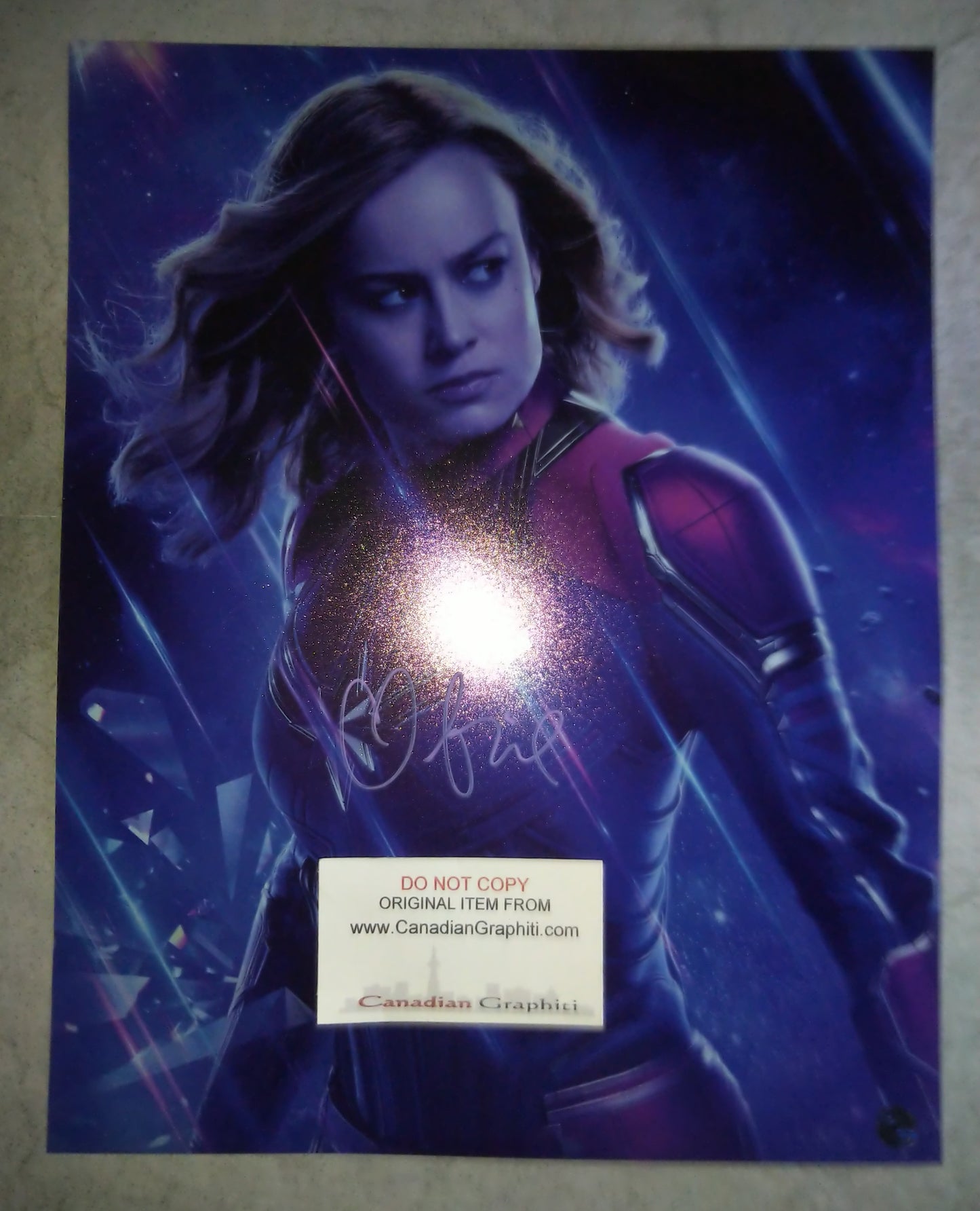 Brie Larson Hand Signed Autograph 11x14 Photo