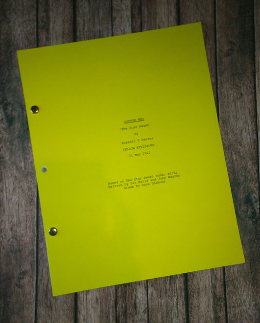 Doctor Who The Star Beast Complete Script 2023 Special