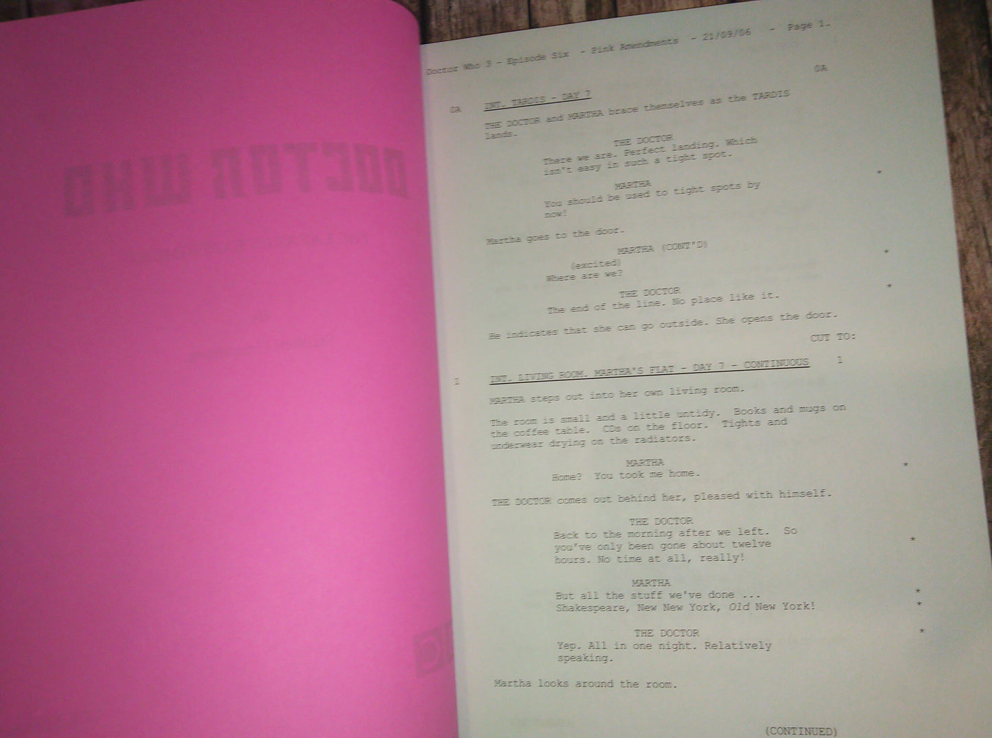 Doctor Who Season 3 The Lazarus Experiment Complete Script