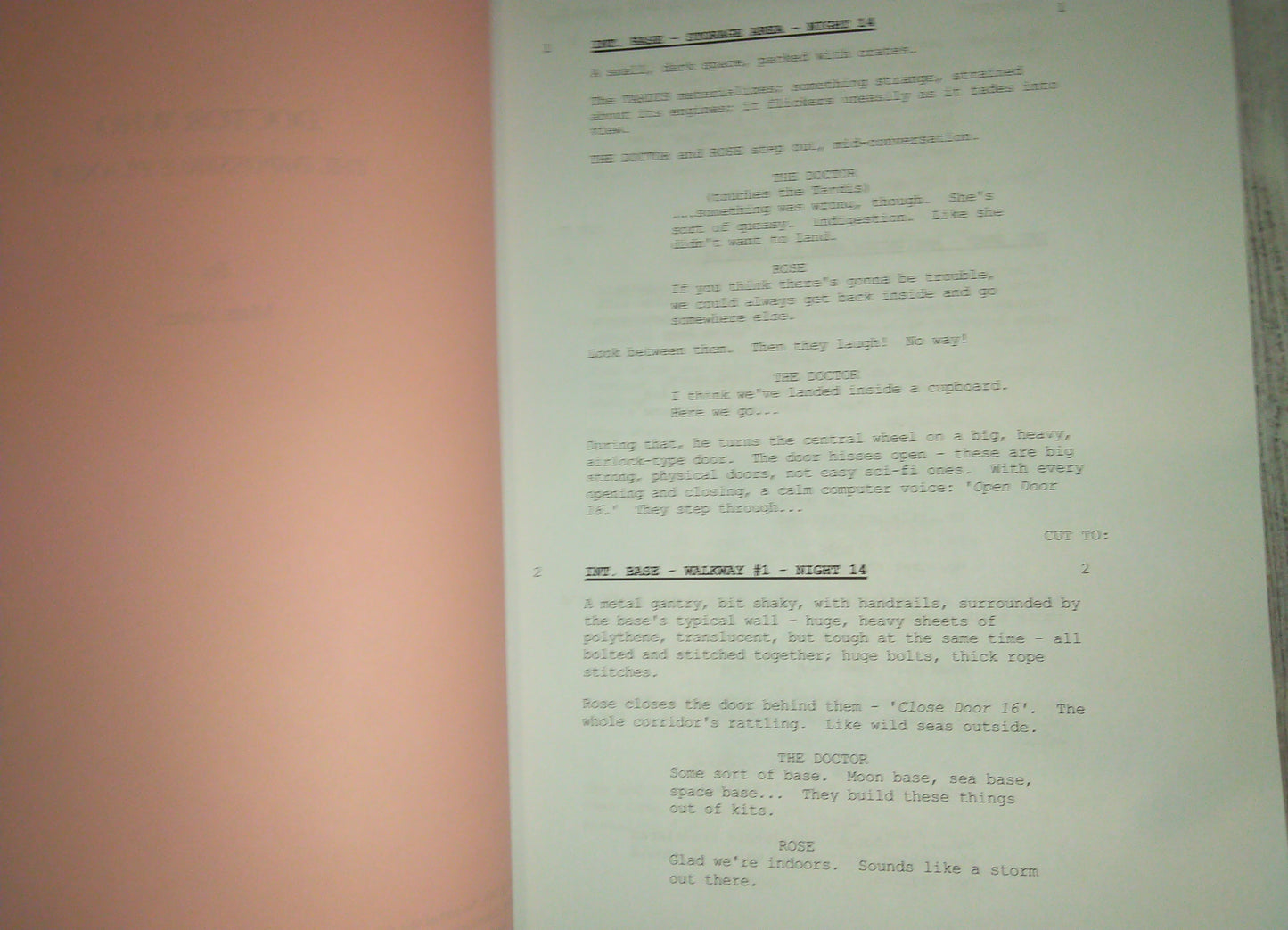 Doctor Who Season 2 The Impossible Planet Complete Script