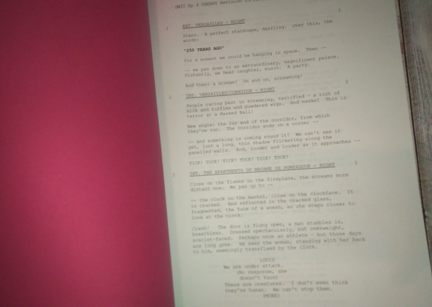 Doctor Who Season 2 The Girl In The Fireplace Complete Script