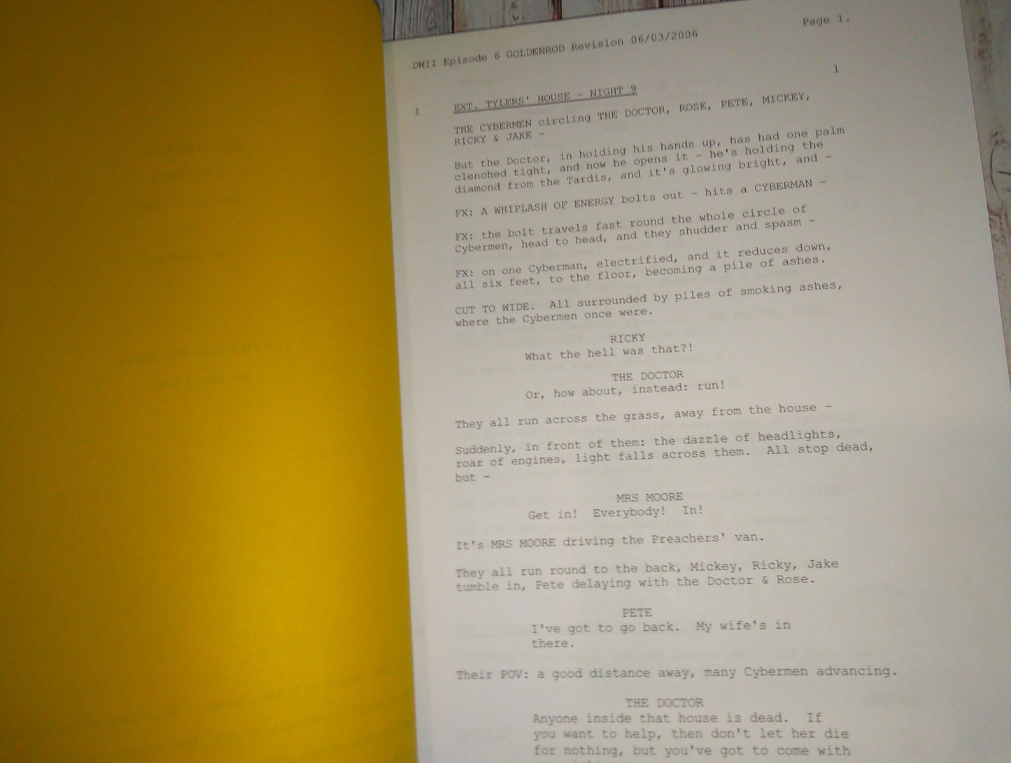 Doctor Who Season 2 The Age Of Steel Complete Script