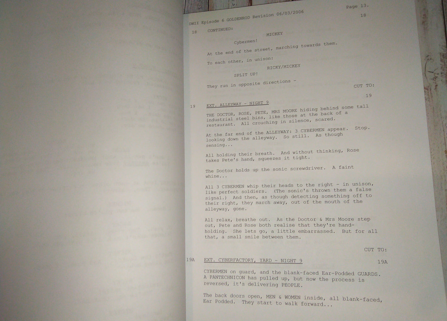 Doctor Who Season 2 The Age Of Steel Complete Script