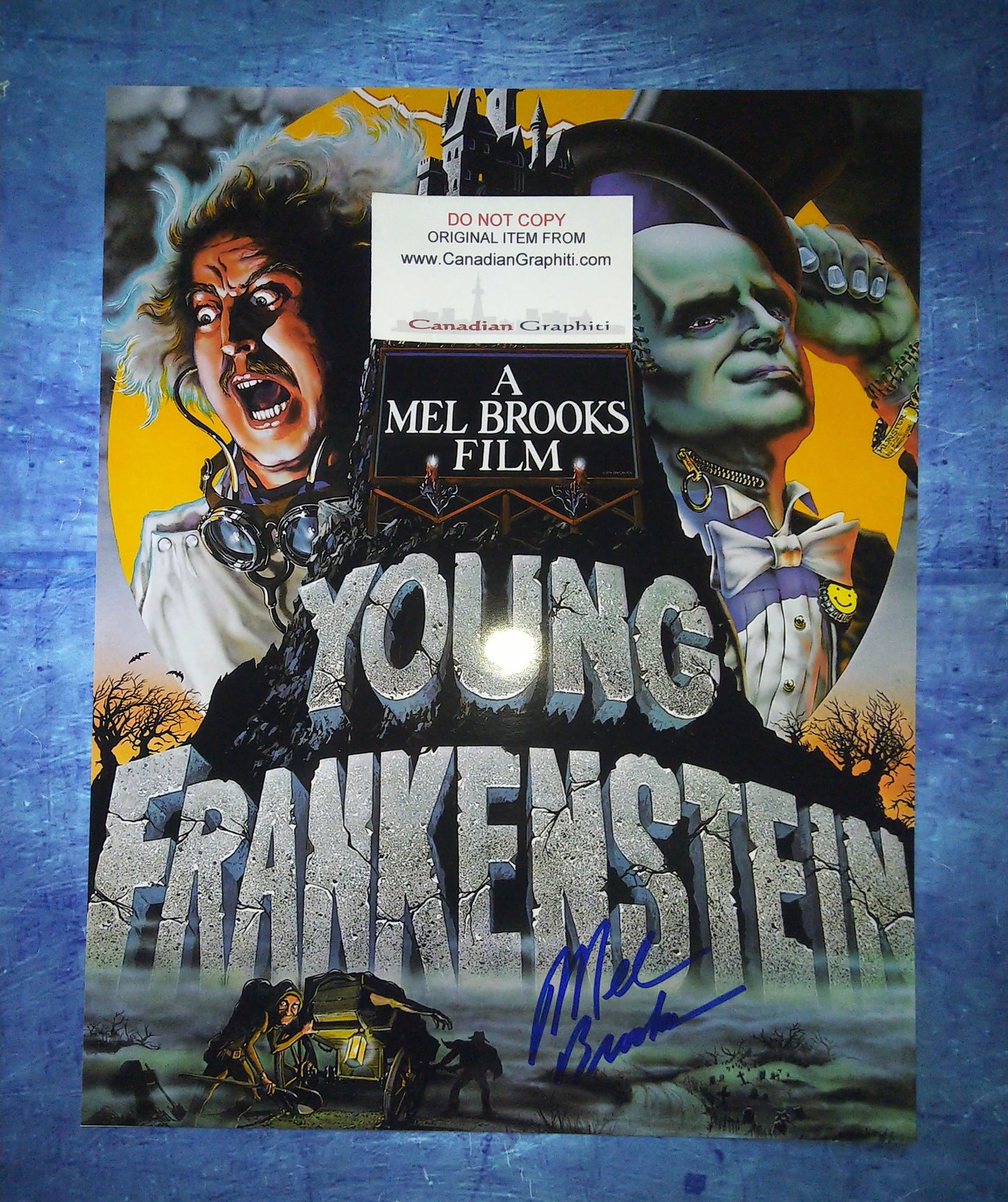 Mel Brooks Hand Signed Autograph 11x14 Photo COA Young Frankenstein