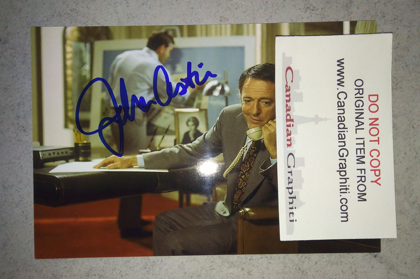 John Astin Hand Signed Autograph Photo COA Gremlins