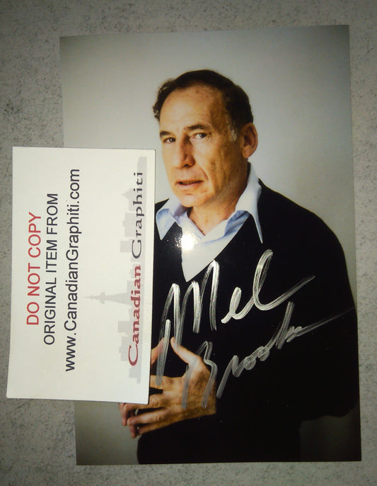 Mel Brooks Hand Signed Autograph Photo COA