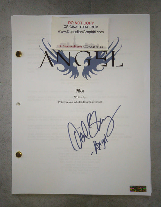 David Boreanaz Hand Signed Autograph Angel Script COA