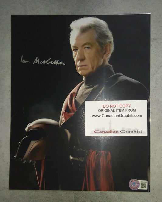 Ian McKellen Hand Signed Autograph 8x10 Photo BAS COA