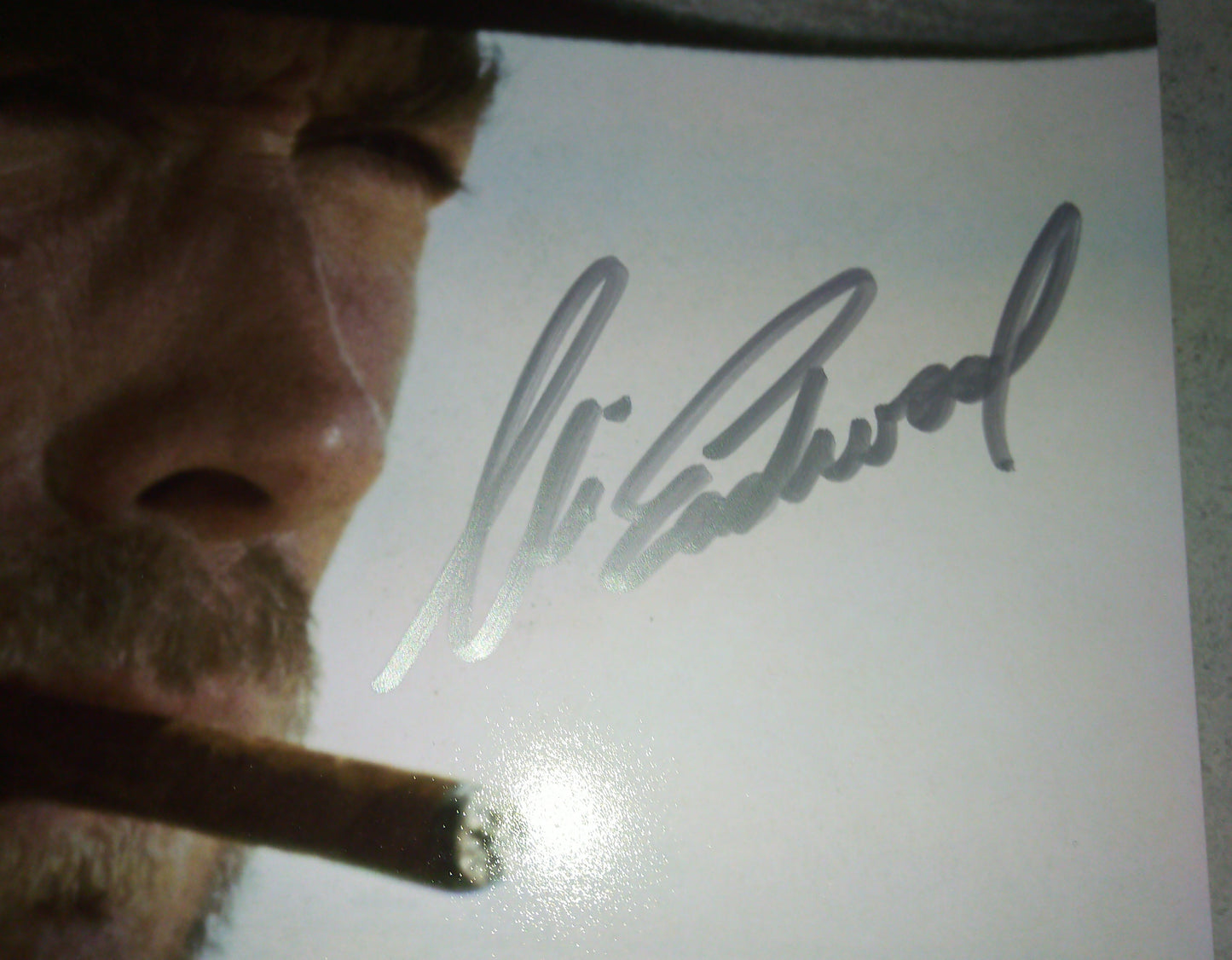 Clint Eastwood Hand Signed Autograph 11x14 Photo COA