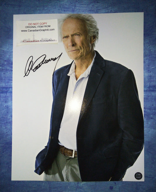 Clint Eastwood Hand Signed Autograph 11x14 Photo COA