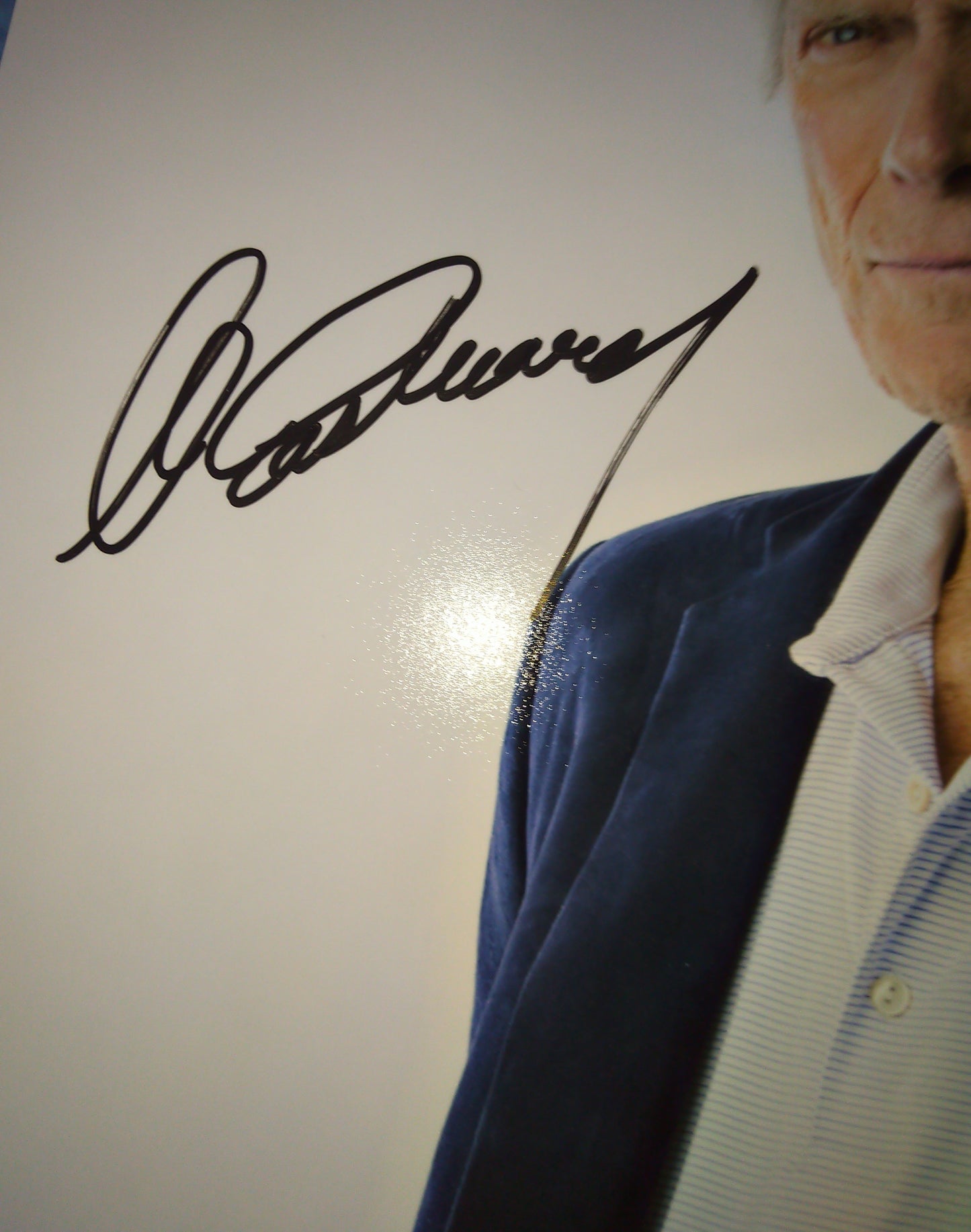 Clint Eastwood Hand Signed Autograph 11x14 Photo COA