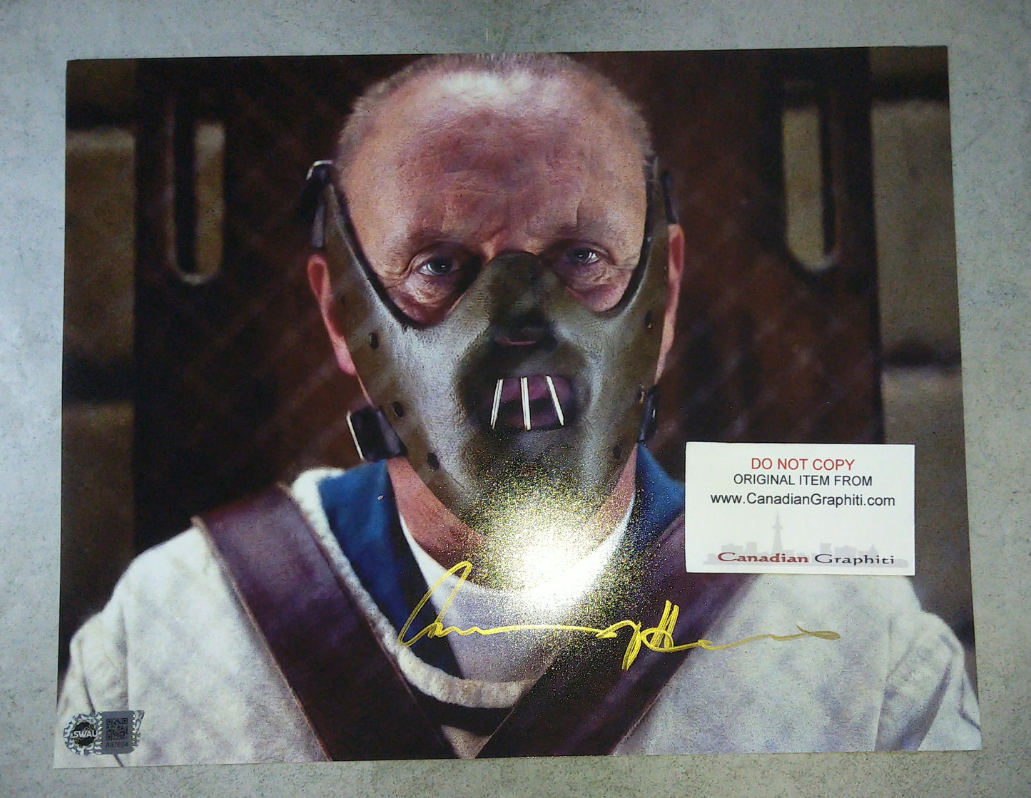 Anthony Hopkins Hand Signed Autograph 11x14 Photo SWAU COA