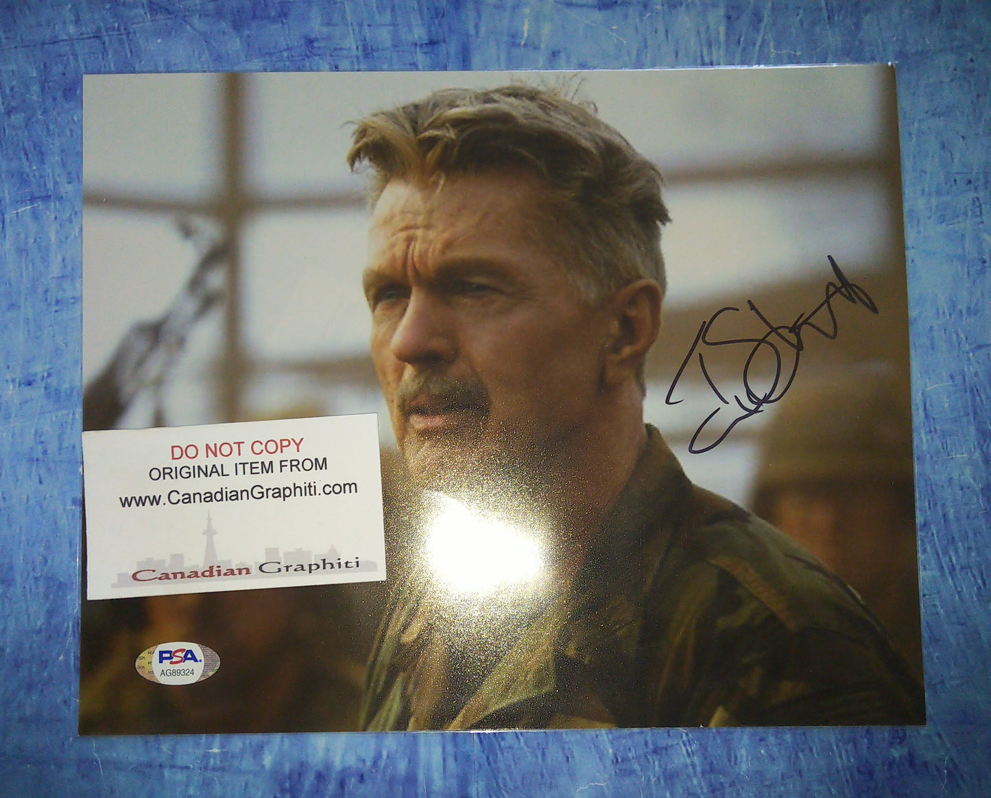 Tom Skerritt Hand Signed Autograph 8x10 Photo PSA COA