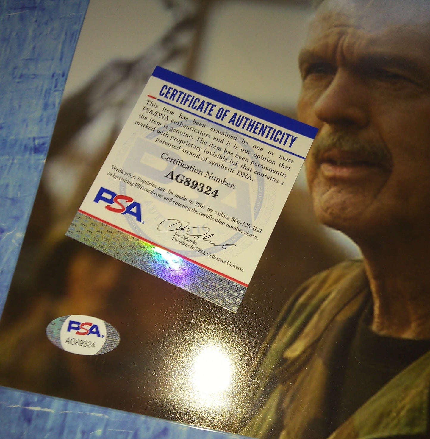 Tom Skerritt Hand Signed Autograph 8x10 Photo PSA COA