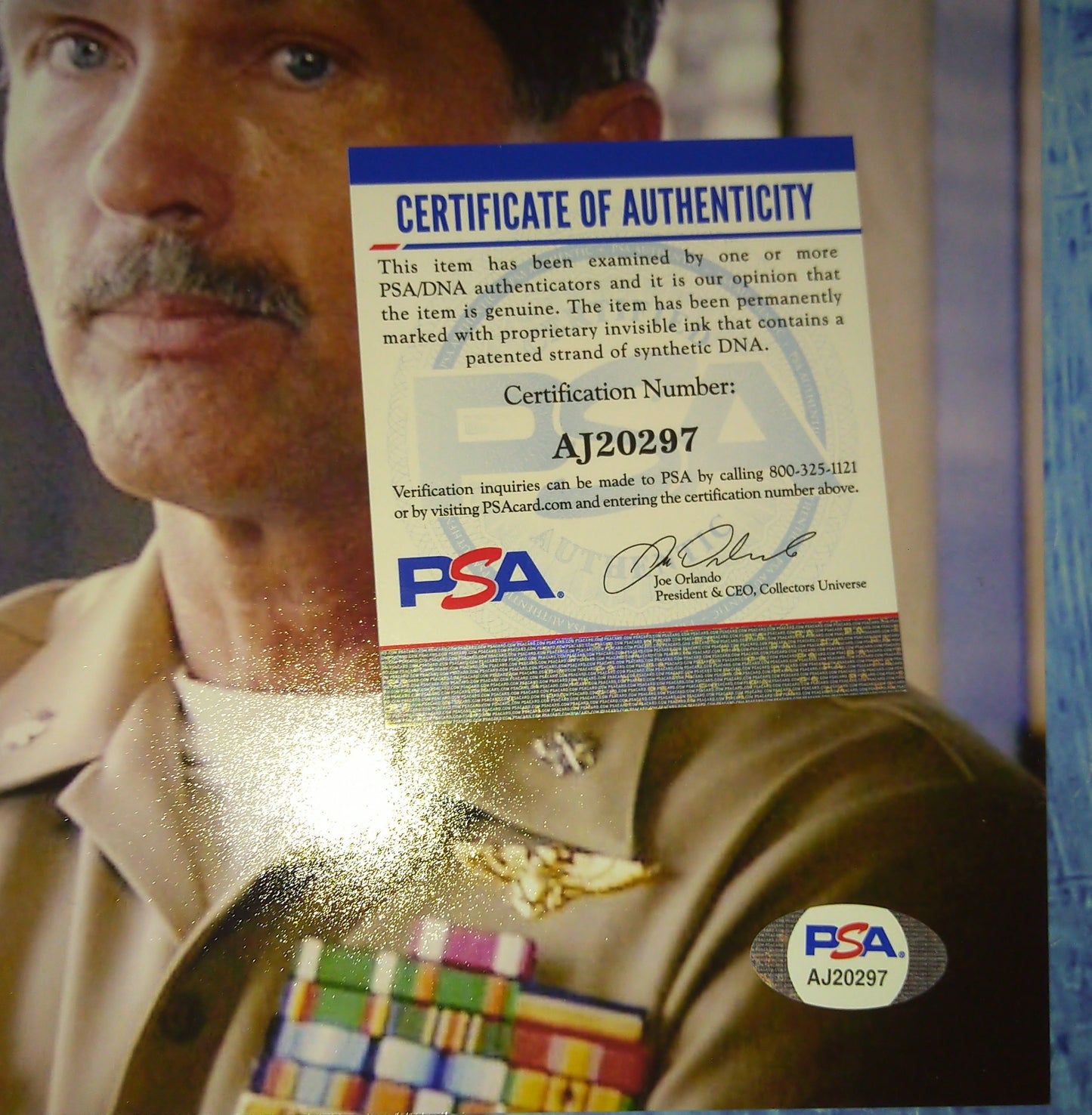 Tom Skerritt Hand Signed Autograph 8x10 Photo PSA COA