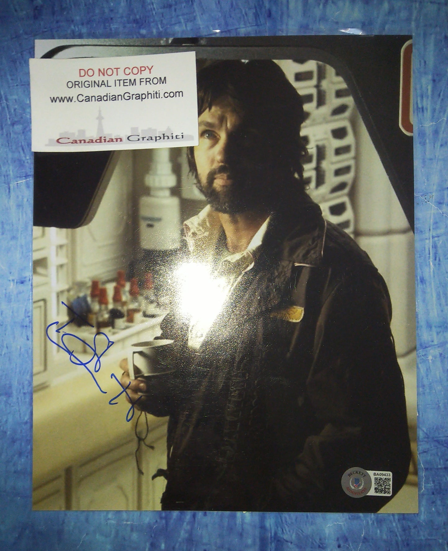 Tom Skerritt Hand Signed Autograph 8x10 Photo BAS COA